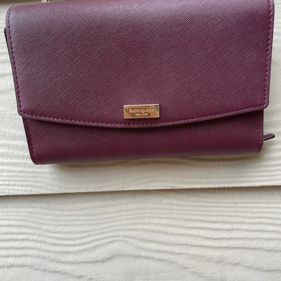 Kate Spade Laurel Way Winni Mini Deep Plum Leather - Picture 5 of 16
